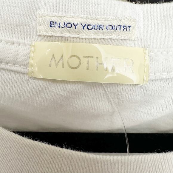 NWT Mother The Lil Goodie Goodie Peace Flowers T-Shirt Women’s Size Large - Picture 4 of 7